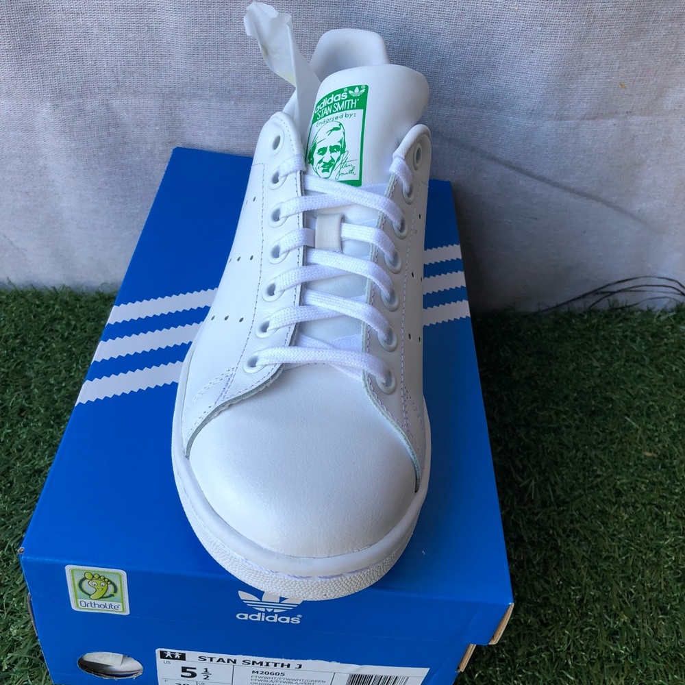 Adidas Kids Stan Smith J M20605 K1K2KS - Picture 6 of 8